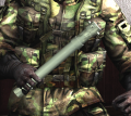The Pipe held by the player, lacks its texture.
