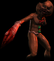 The main menu splash screen of the Gorefast during the Twisted Christmas event.