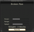 Trader info for the Pipe
