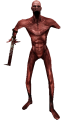 The Fleshpound in his unused mixed model.