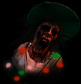The main menu splash screen of the Siren during the Twisted Christmas event.
