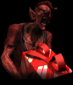 The main menu splash screen of the Clot during the Twisted Christmas event.