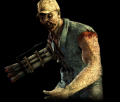 The main menu splash screen of the Husk during the Hillbilly Horror event.