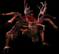 Menu splash screen of the Crawler during the Twisted Christmas event.