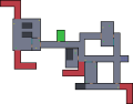 Map of the top floor.