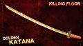 Золотая катана - плакат