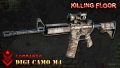 Камуфлированный M4 - плакат