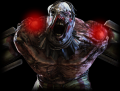Menu splash screen of the Fleshpound during the Summer Sideshow event.
