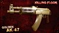 Золотой AK-47 - плакат