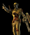 The main menu splash screen of the Patriarch during the Hillbilly Horror event.