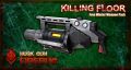 The promotional image of the fireball launcher.